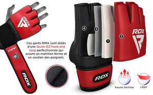 Gants d'entraînement RDX F1 MMA Grappling Gloves