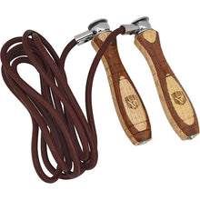 Corde à sauter vintage lestée en cuir RDX L1 Vintage leather jumping rope